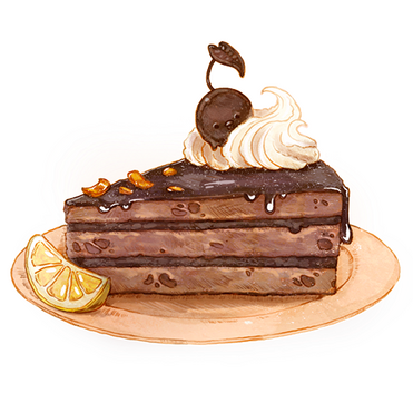 Lemon Curd Sachertorte